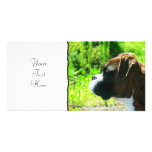 Photocard del boxeador tarjeta con foto personalizada