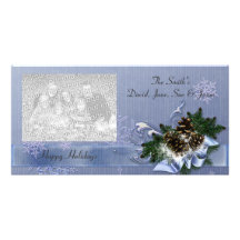 Photocard-Día de fiesta, navidad Tarjetas Personales Con Fotos
