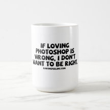 Photoshop de amor taza de café