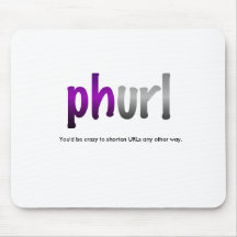 Phurl Mousemat (w/slogan) Alfombrillas De Raton