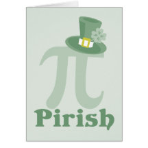 "Pi-rish" Tarjetas