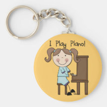 Piano - camisetas y regalos femeninos llaveros