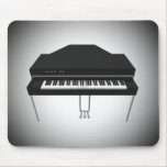 Piano de cola eléctrico: modelo 3D: Mousepad Tapetes De Ratón