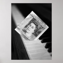Piano dinero poster