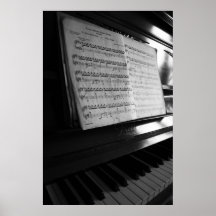 Piano póster poster