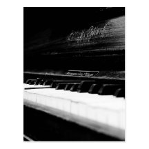Piano viejo tarjetas postales
