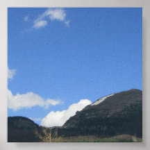 Picos de montaña posters