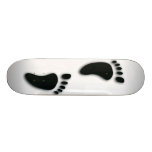 Pie derecho aquí, pie izquierdo aquí tablas de patinar