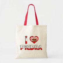 Piedra, CA Bolsas Lienzo