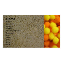 Piedra del mar y naranja y limones tarjeta de negocio