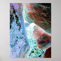 piedra infundida luz #4 posters
