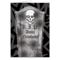 Piedra sepulcral tarjetas