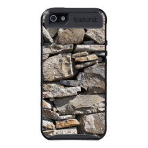 Piedras grandes y pequeñas en una pared iPhone 5 cobertura