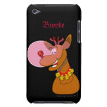 Piel ambiental divertida del navidad de Rudolph CF iPod Touch Funda