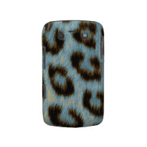 Piel azul de encargo del guepardo de Africankoko Blackberry Bold Carcasa