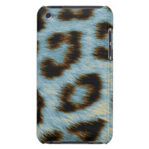 Piel azul de encargo del guepardo de Africankoko iPod Touch Cárcasa
