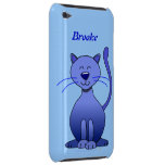 Piel conocida de encargo sonriente azul feliz lind Case-Mate iPod touch coberturas