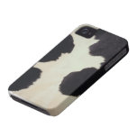Piel de la vaca iPhone 4 Case-Mate cárcasa