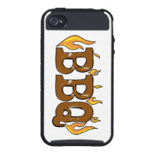 Piel del Bbq para el iPhone iPhone 4 Protectores