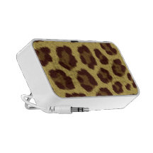 Piel del leopardo iPod altavoz