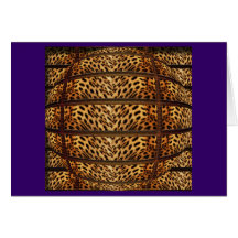 Piel del leopardo todas las tarjetas de felicitaci