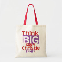 Piense a Chris GRANDE Christie 2012 - diseñador or Bolsa