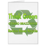 Piense Congo verde Brazzaville Felicitacion