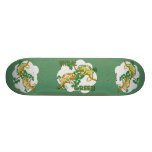 Piense el monopatín verde