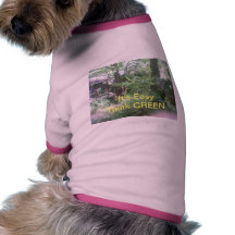 PIENSE EL VERDE ROPA DE PERRO