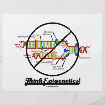 ¡Piense Epigenetics! (de la cruz réplica de la DNA Tarjeton