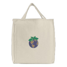 Piense la tierra verde bolsa