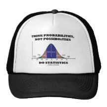 Piense las probabilidades, no estadísticas de las  gorros bordados