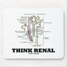 Piense renal (riñón Nephron) Alfombrillas De Ratones