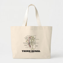 Piense renal (riñón Nephron) Bolsa De Mano