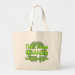 Piense Uganda verde Bolsas De Mano
