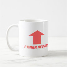 Pienso que él es taza de café gay