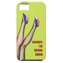 Piernas en el aire - otra vez bebida caja del iPho iPhone 5 Case-Mate Protectores