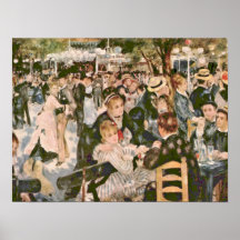 Pierre-Auguste Renoir - Bal du moulin Posters