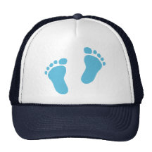 Pies del bebé gorro