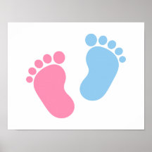 Pies del bebé posters
