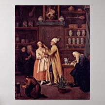 Pieter de Hooch - un deber de las madres Poster