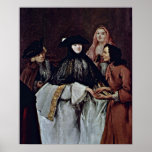 Pietro Longhi - el detalle del adivino Impresiones