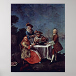 Pietro Longhi - en el huerto Poster