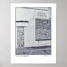 Piezas de automóvil - pedernal poster