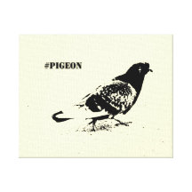 #PIGEON IMPRESIÓN EN LIENZO ESTIRADA