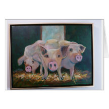 Piggies Tarjeton