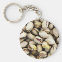 Pila de nuez del pistacho llaveros personalizados