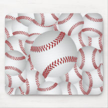 pila del béisbol tapete de ratón