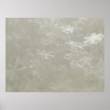 Pila del cristal del copo de nieve posters