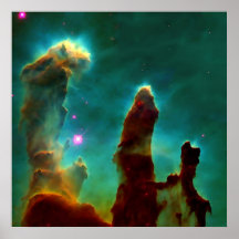 Pilares del gas en la nebulosa -2007 de Eagle Impresiones
